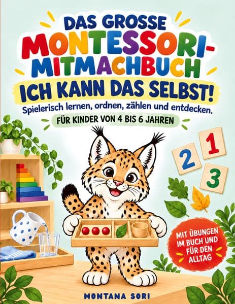Das große Montessori-Mitmachbuch - Ich kann das selbst: Spielerisch lernen, ordnen, zählen und entdecken für Kinder von 4 bis 6 Jahren