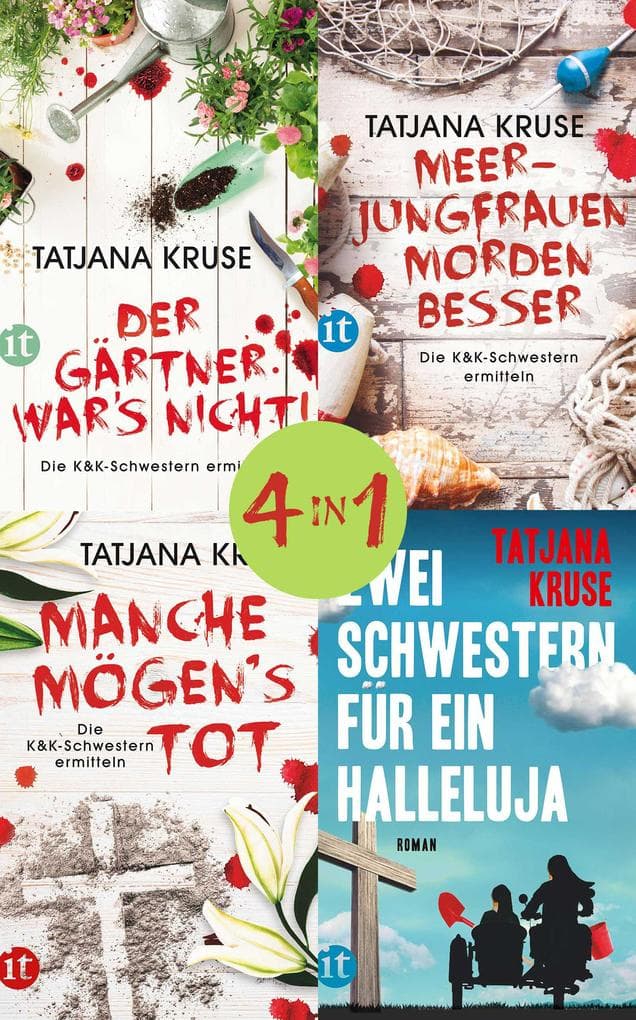 Konny und Kriemhild ermitteln - Die Schnüffelschwestern können's nicht lassen. Band 1-4: Cosy Crime von der Meisterin der Krimödie