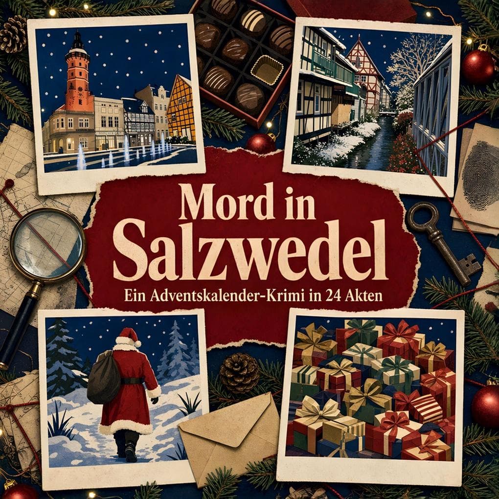 Mord in Salzwedel: Ein Adventskalender-Krimi in 24 Akten