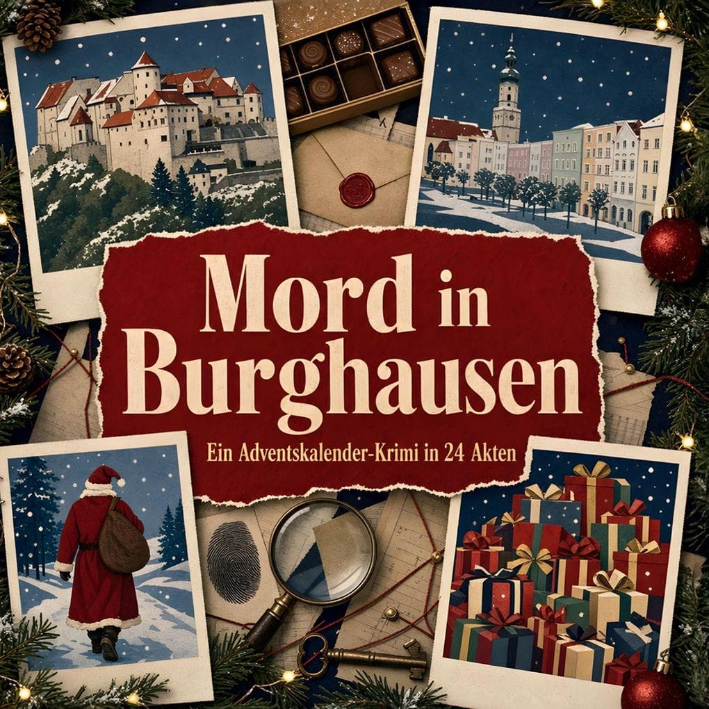 Mord in Burghausen: Ein Adventskalender-Krimi in 24 Akten