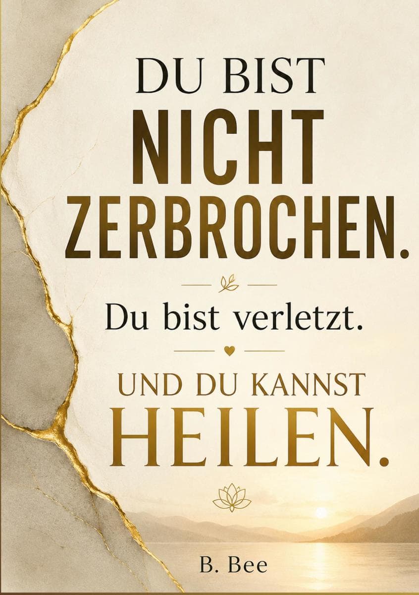 Du bist nicht zerbrochen. Du bist verletzt.: Und du kannst Heilen.