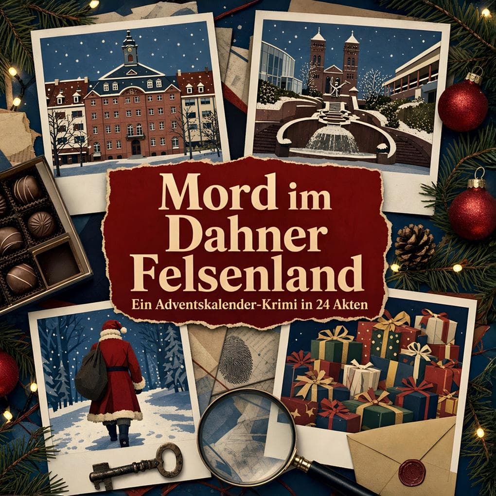 Mord im Dahner Felsenland: Ein Adventskalender-Krimi in 24 Akten