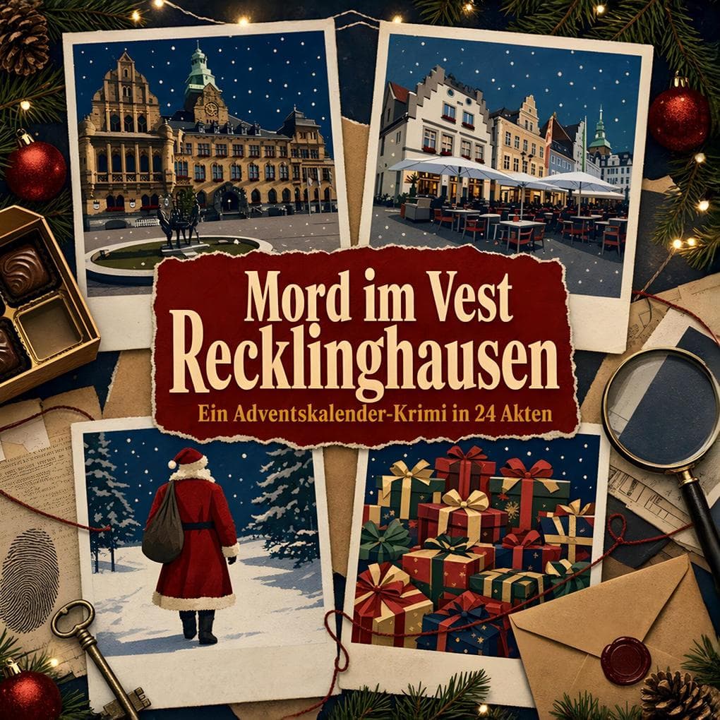 Mord im Vest Recklinghausen: Ein Adventskalender-Krimi in 24 Akten