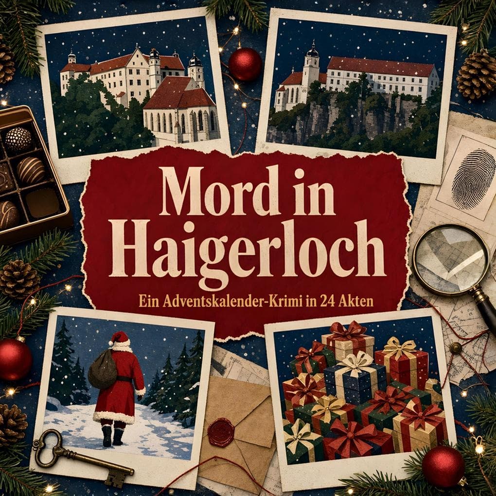Mord in Haigerloch: Ein Adventskalender-Krimi in 24 Akten