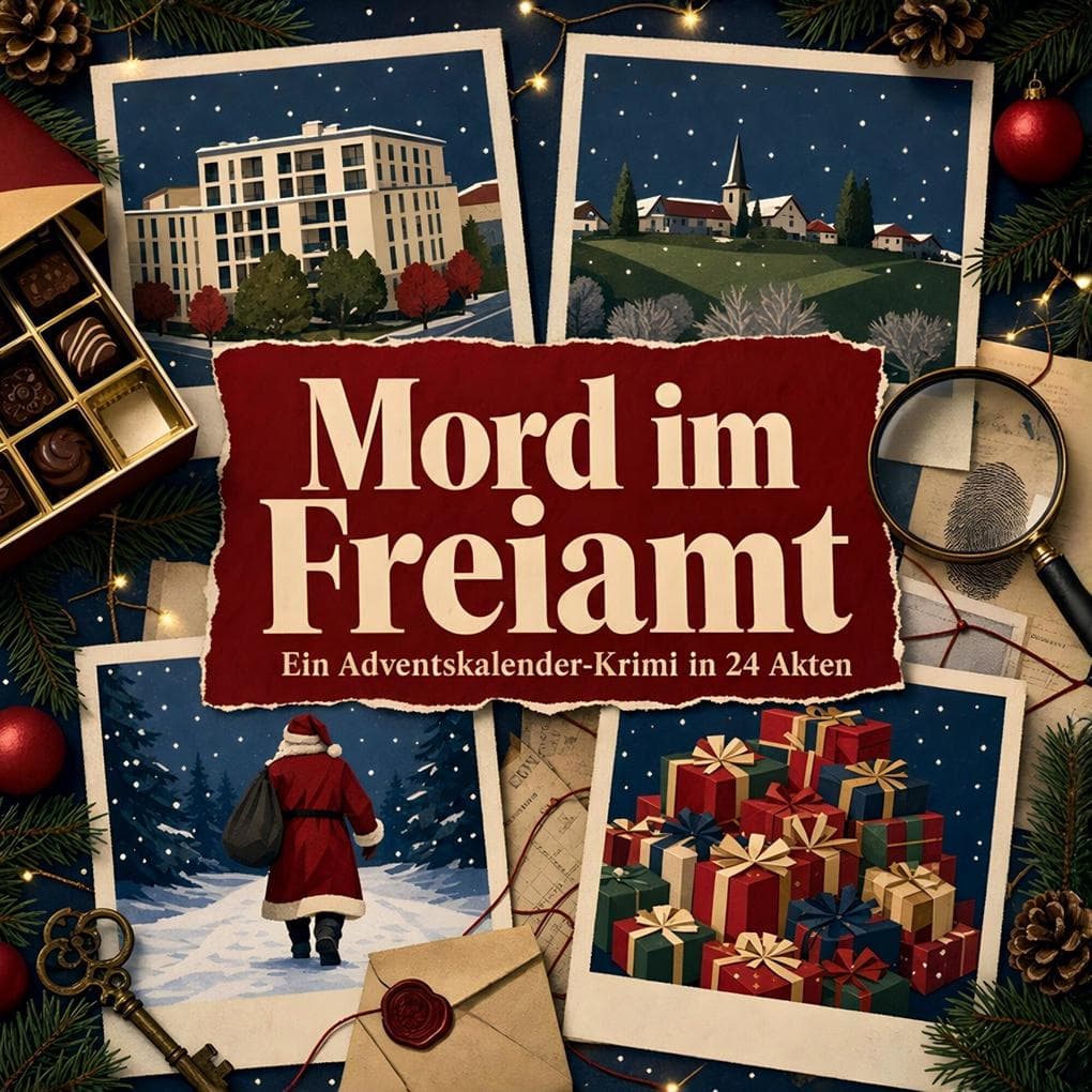 Mord im Freiamt: Ein Adventskalender-Krimi in 24 Akten