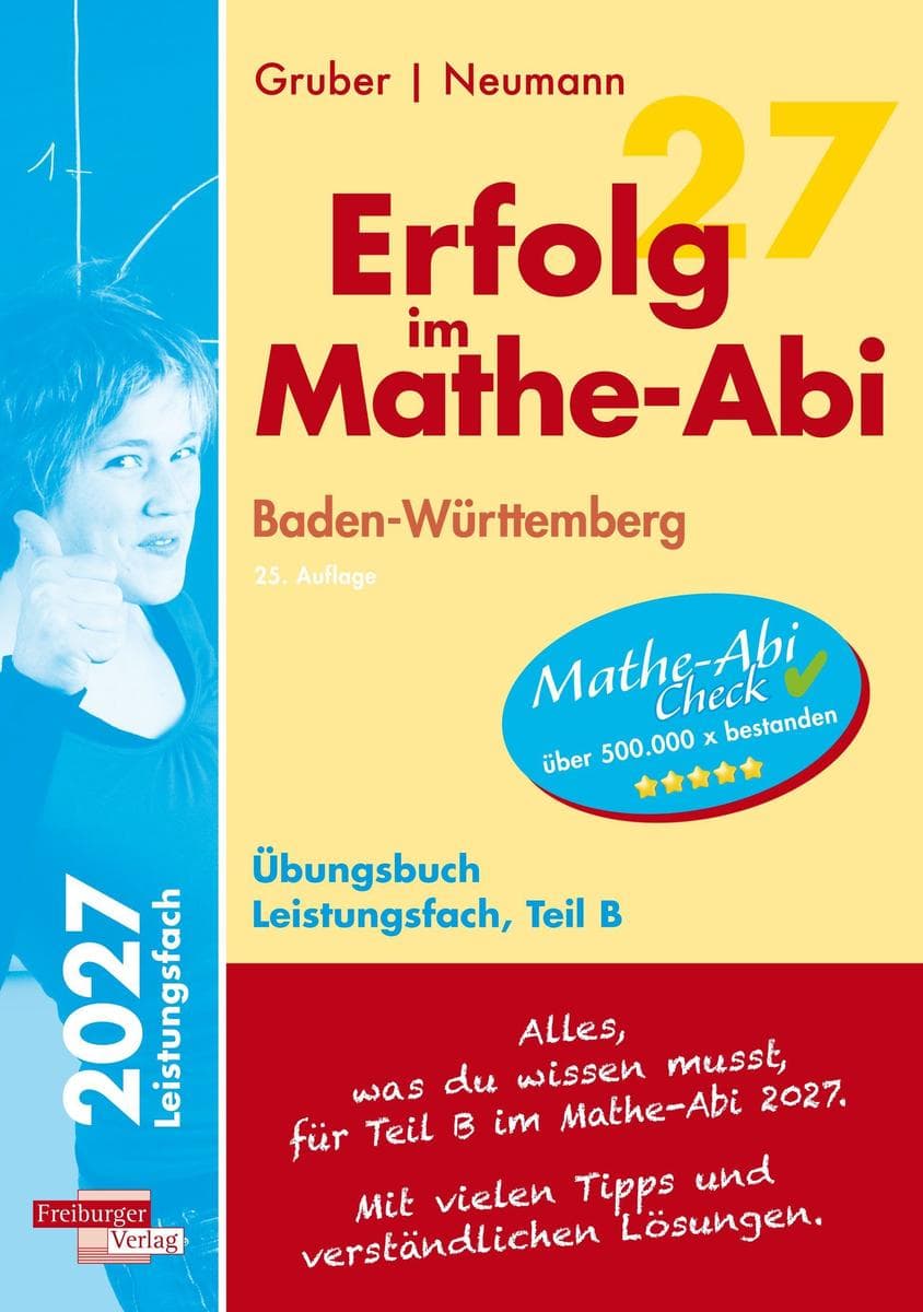 Erfolg im Mathe-Abi 2027 Leistungsfach Teil B Baden-Württemberg