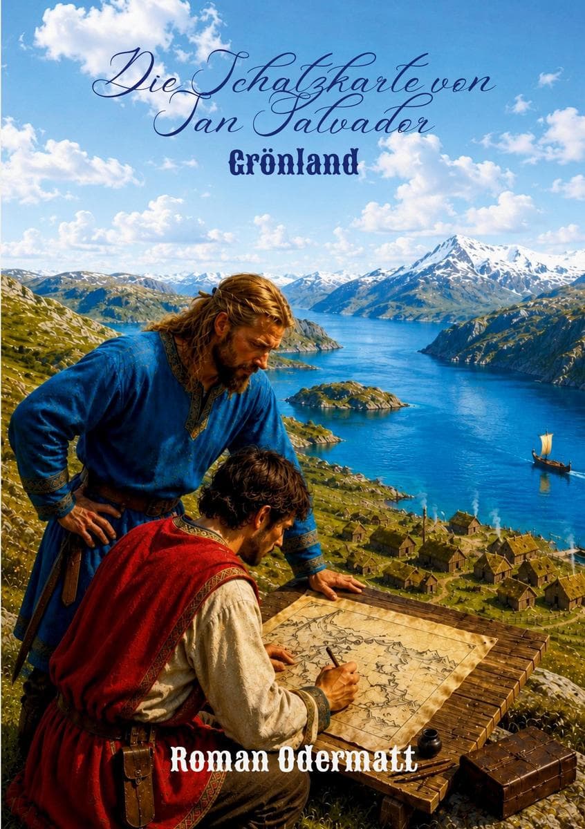 Die Schatzkarte von San Salvador - Grönland: Ein historischer Roman über den galicischen Mönch Diego und seine Reise mit den Nordmännern in eine unbekannte Welt