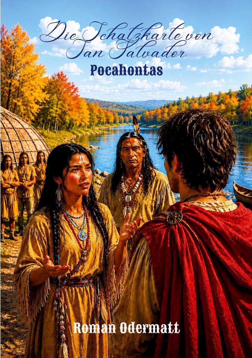 Die Schatzkarte von San Salvador - Pocahontas: Ein historischer Roman über den galicischen Mönch Diego und seine Reise mit den Nordmännern ins Land der Powhatan