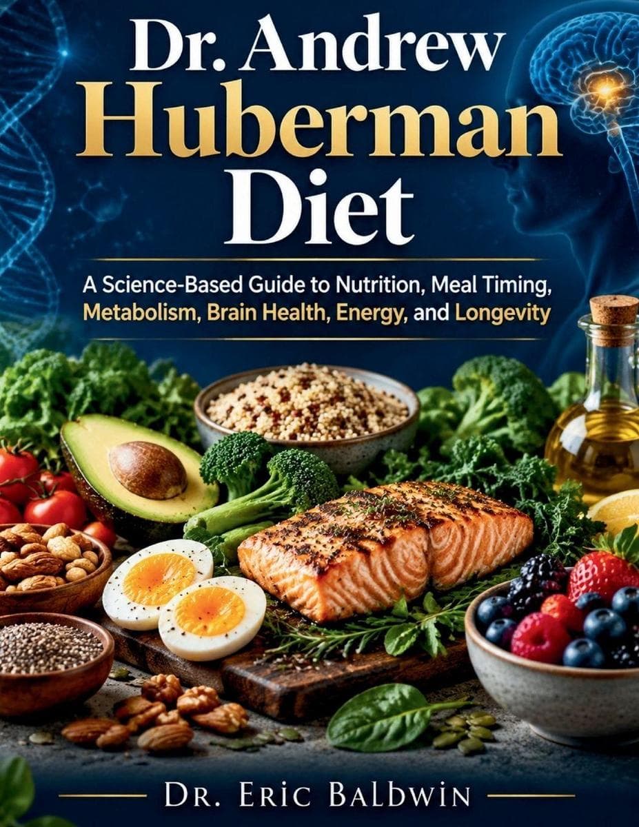 Dr. Andrew Huberman Diet: A Science-Based Guide to Nutrition, Meal Timing, Metabolism, Brain Health, Energy, and Longevity