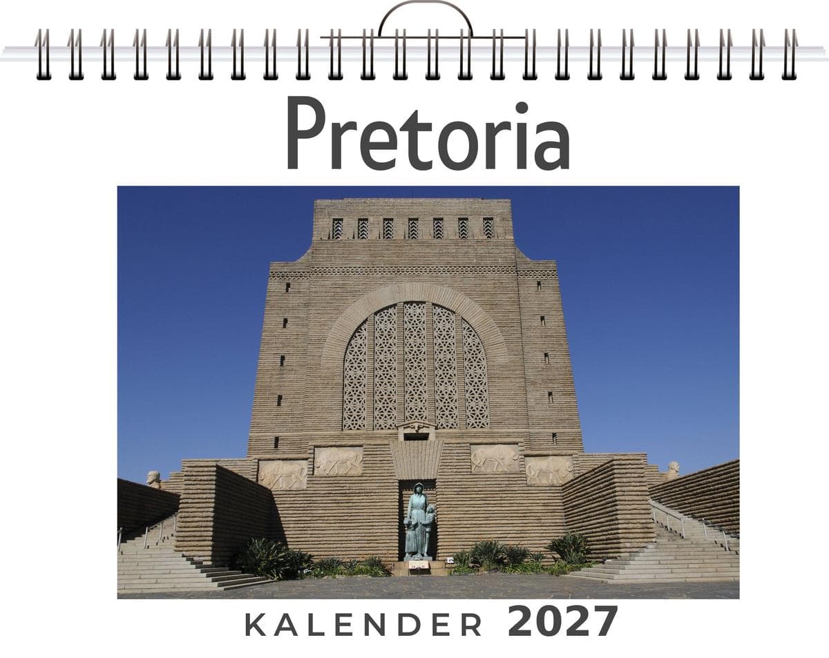 Pretoria: (Wandkalender 2027, Kalender DIN A4 quer, Monatskalender im Querformat mit Kalendarium, das perfekte Geschenk)