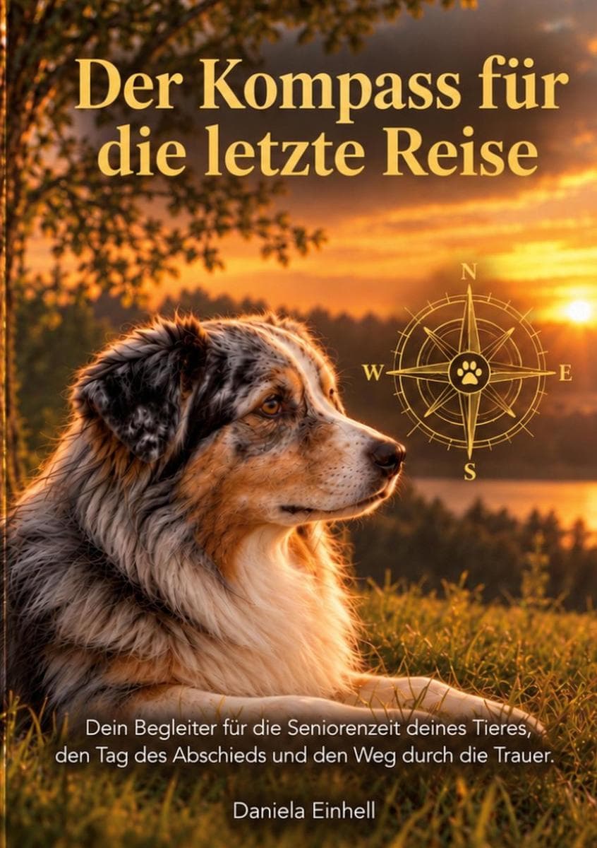 Der Kompass für die letzte Reise: Dein Begleiter für die Seniorenzeit deines Tieres, den Tag des Abschieds und den Weg durch die Trauer.