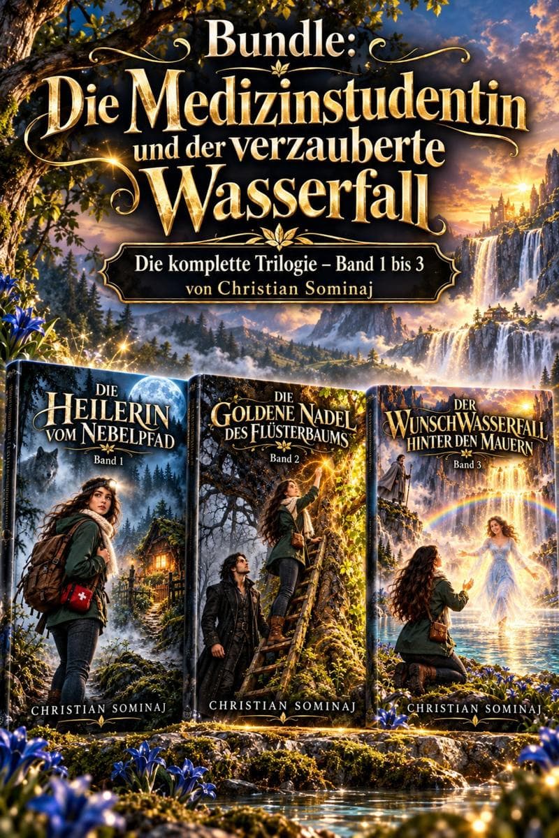 Bundle:Die Medizinstudentin und der verzauberte Wasserfall Die komplette Trilogie Band 1 bis 3