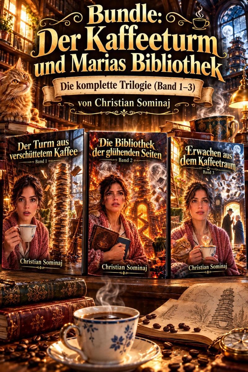Bundle:Der Kaffeeturm und Marias Bibliothek Die komplette Trilogie (Band 1 3)