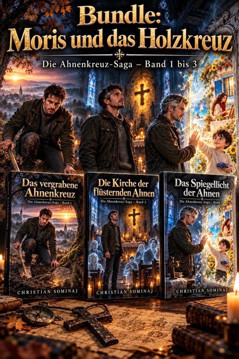 Bundle:Moris und das Holzkreuz Die Ahnenkreuz-Saga Band 1 bis 3
