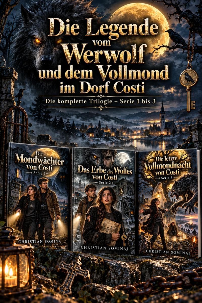 Die Legende vom Werwolf und dem Vollmond im Dorf Costi Die komplette Trilogie Serie 1 bis 3