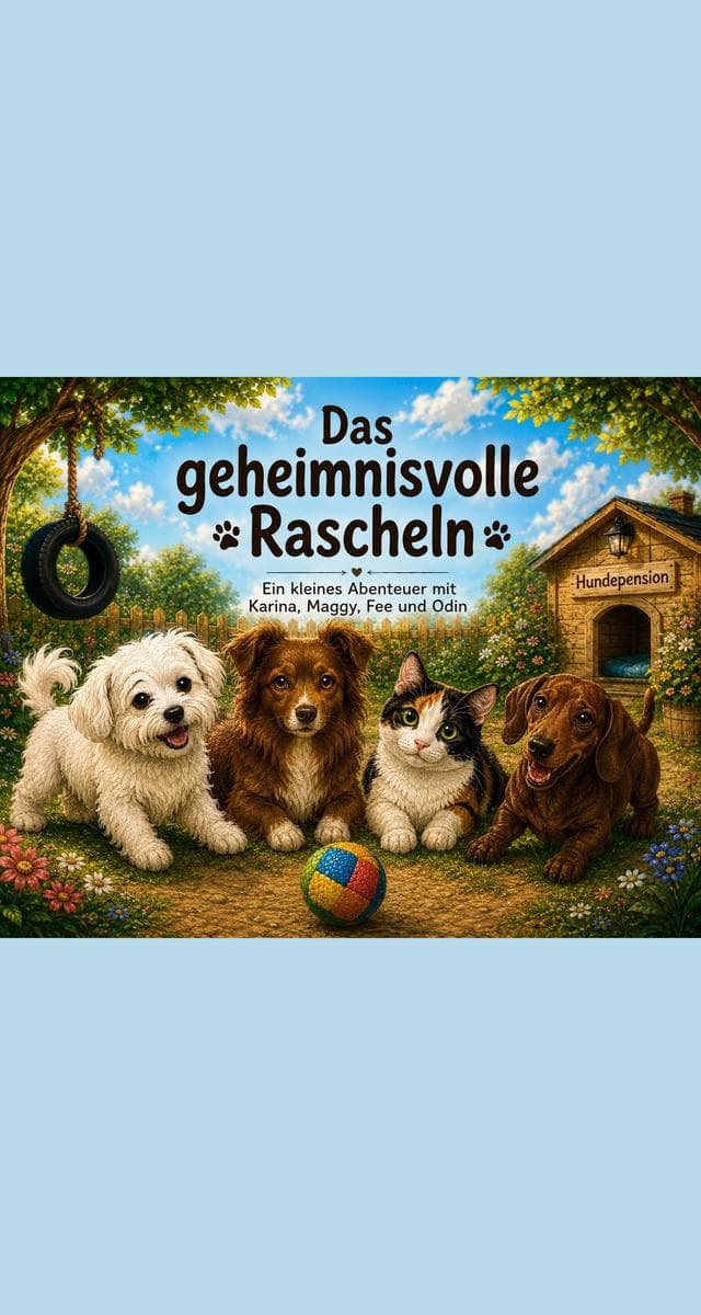 Das geheimnisvolle Rascheln: Ein kleines Abenteuer mit Karina, Maggy, Fee und Odin