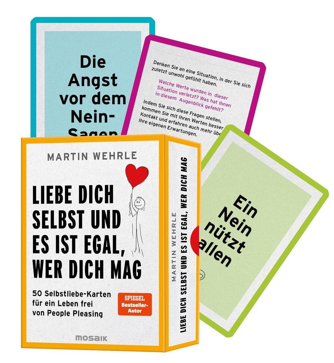 Liebe dich selbst und es ist egal, wer dich mag - Kartenset: 50 Selbstliebe-Karten für ein Leben frei von People Pleasing