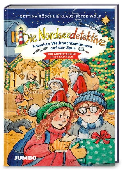 Die Nordseedetektive - Falschen Weihnachtsmännern auf der Spur: Spannender Adventskrimi mit 24 Kapiteln und Seiten zum Aufreißen für Kinder ab 8 Jahren