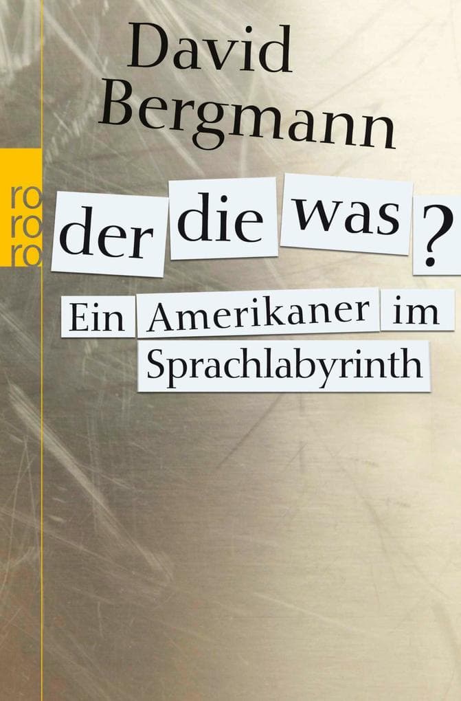 Der, die, was?: Ein Amerikaner im Sprachlabyrinth